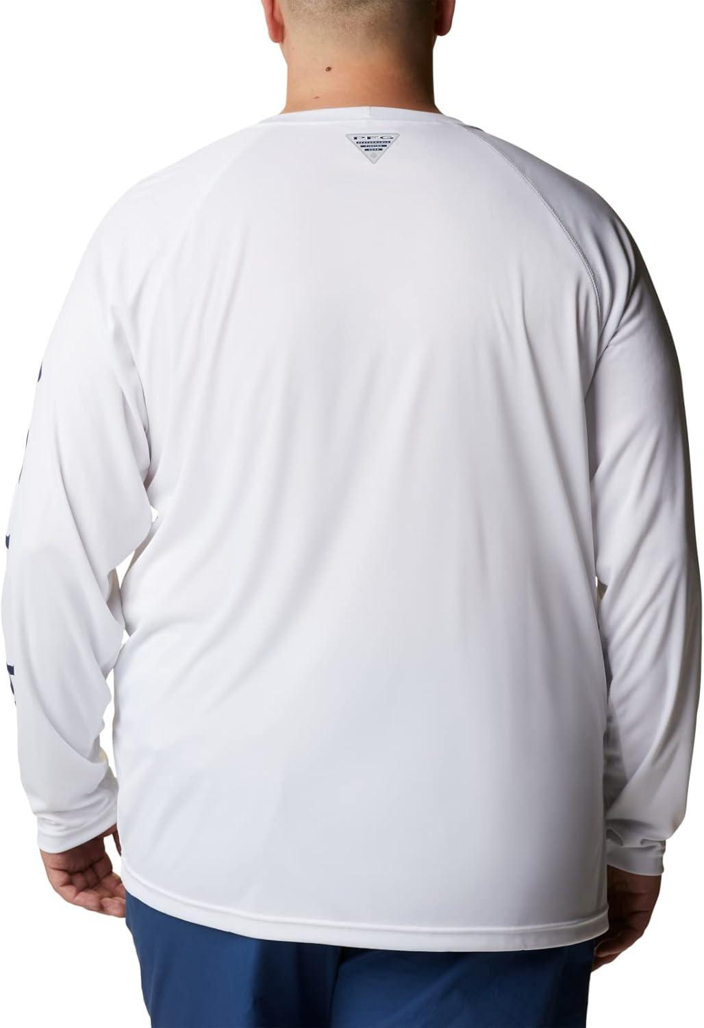 imageColumbia Mens PFG Terminal Tackle Long Sleeve ShirtWhiteNightshade Logo