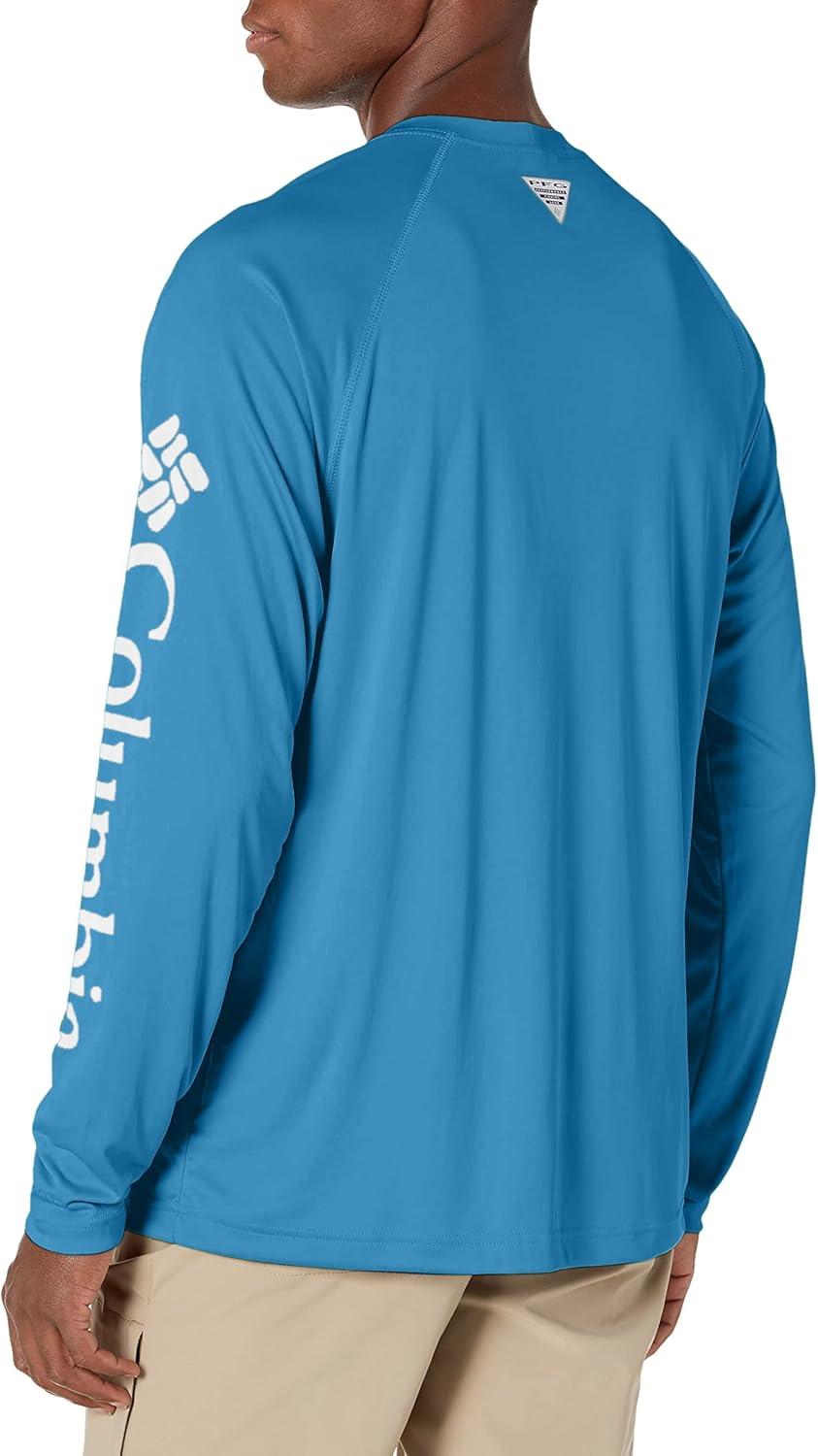 imageColumbia Mens PFG Terminal Tackle Long Sleeve ShirtYachtWhite Logo