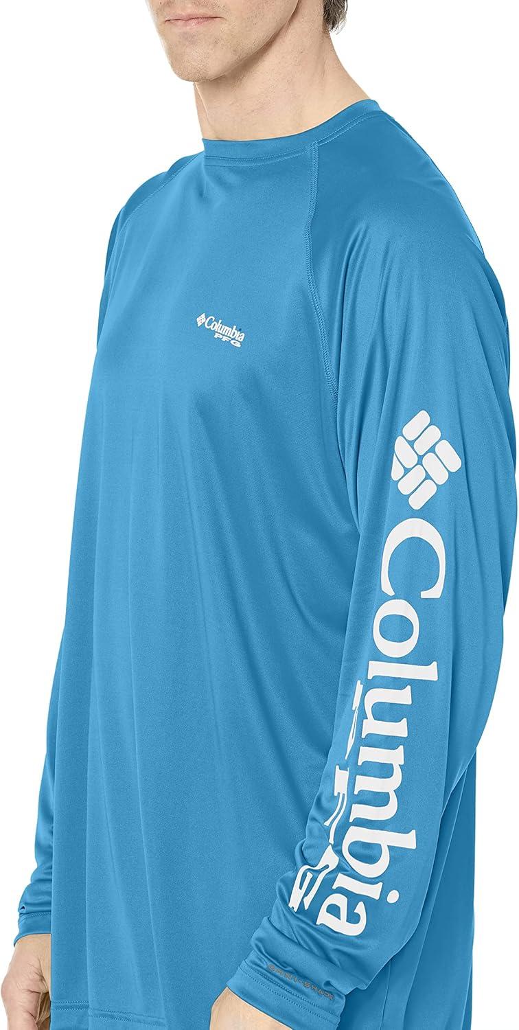 imageColumbia Mens PFG Terminal Tackle Long Sleeve ShirtYachtWhite Logo