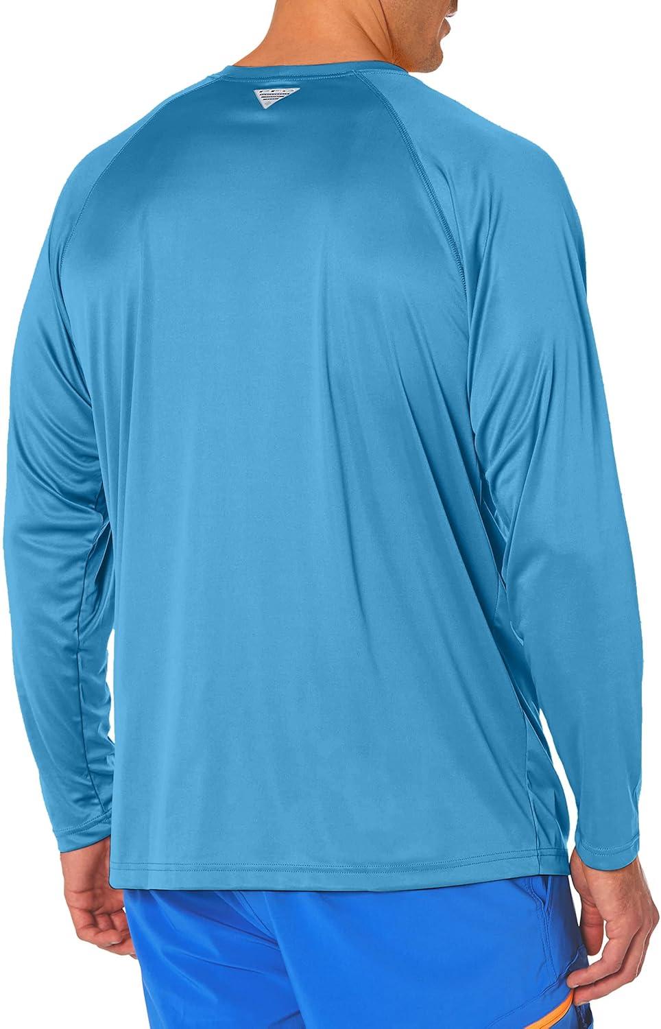 imageColumbia Mens PFG Terminal Tackle Long Sleeve ShirtYachtWhite Logo