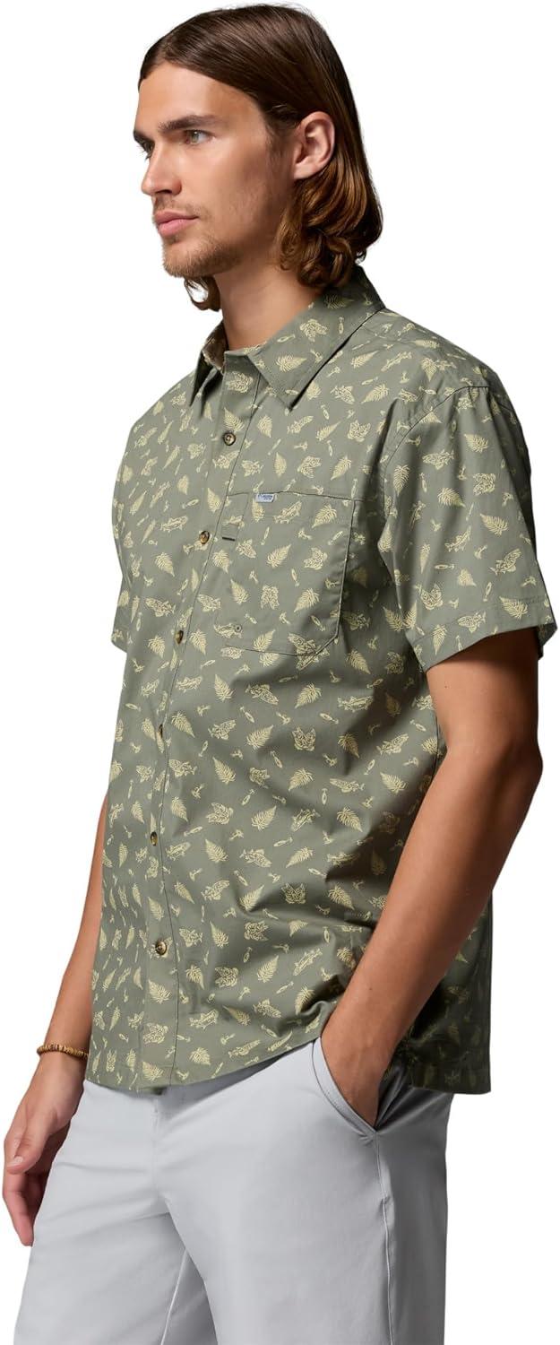 imageColumbia Mens PFG Trollers Best II Short Sleeve ShirtCypress Freshslam