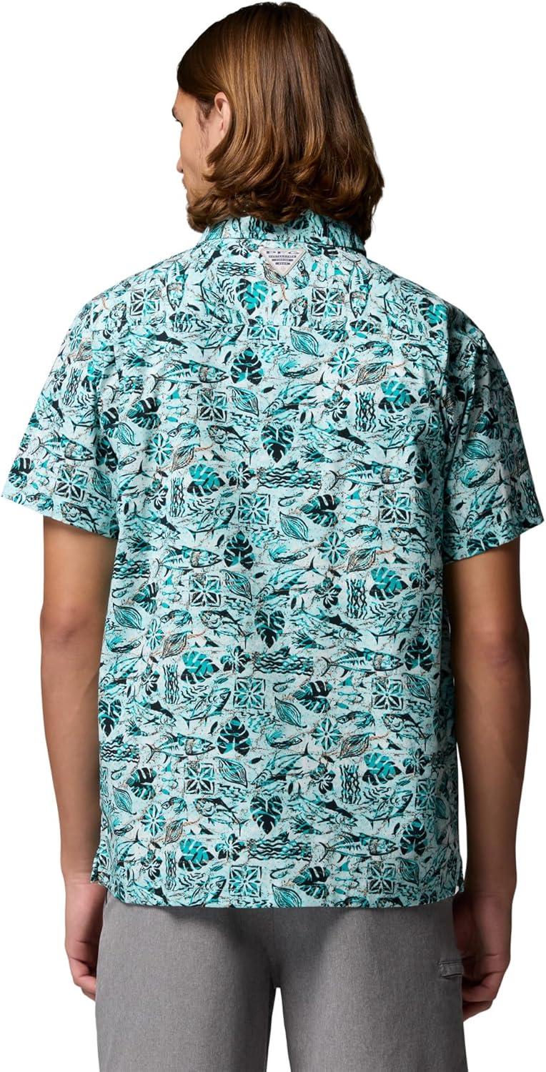 imageColumbia Mens PFG Trollers Best II Short Sleeve ShirtGulf Stream Bluewaters