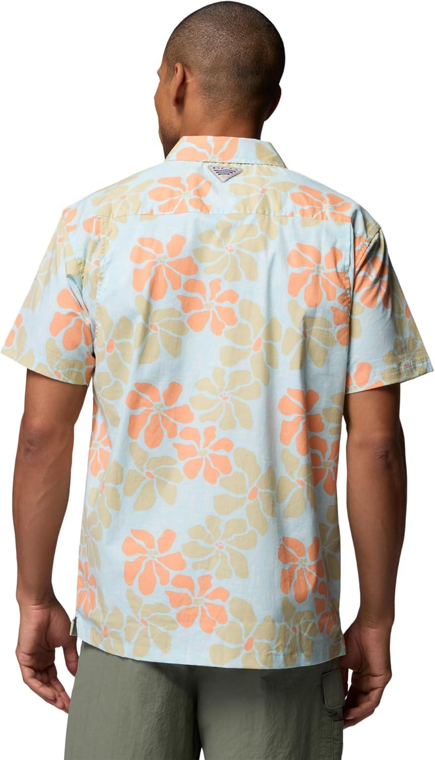 imageColumbia Mens PFG Trollers Best II Short Sleeve ShirtMarine Light Floated