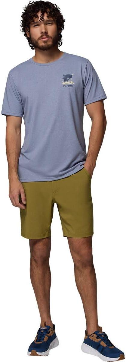 imageColumbia Mens PFG Uncharted Graphic Short SleeveNew Moon