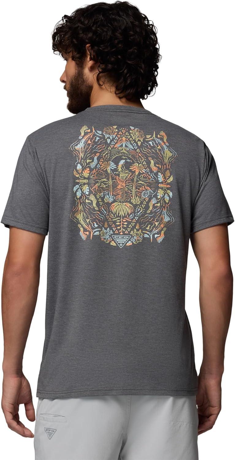 imageColumbia Mens PFG Uncharted Graphic Short SleeveShark