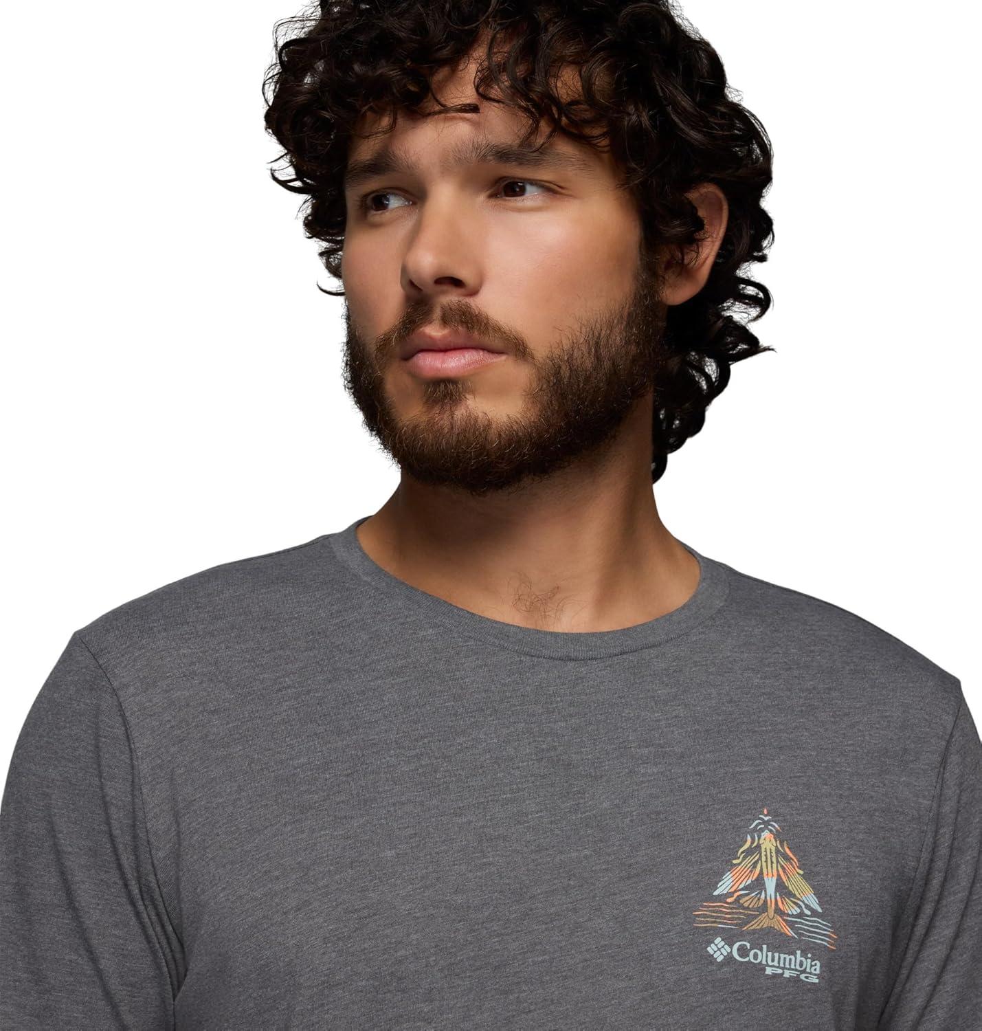 imageColumbia Mens PFG Uncharted Graphic Short SleeveShark