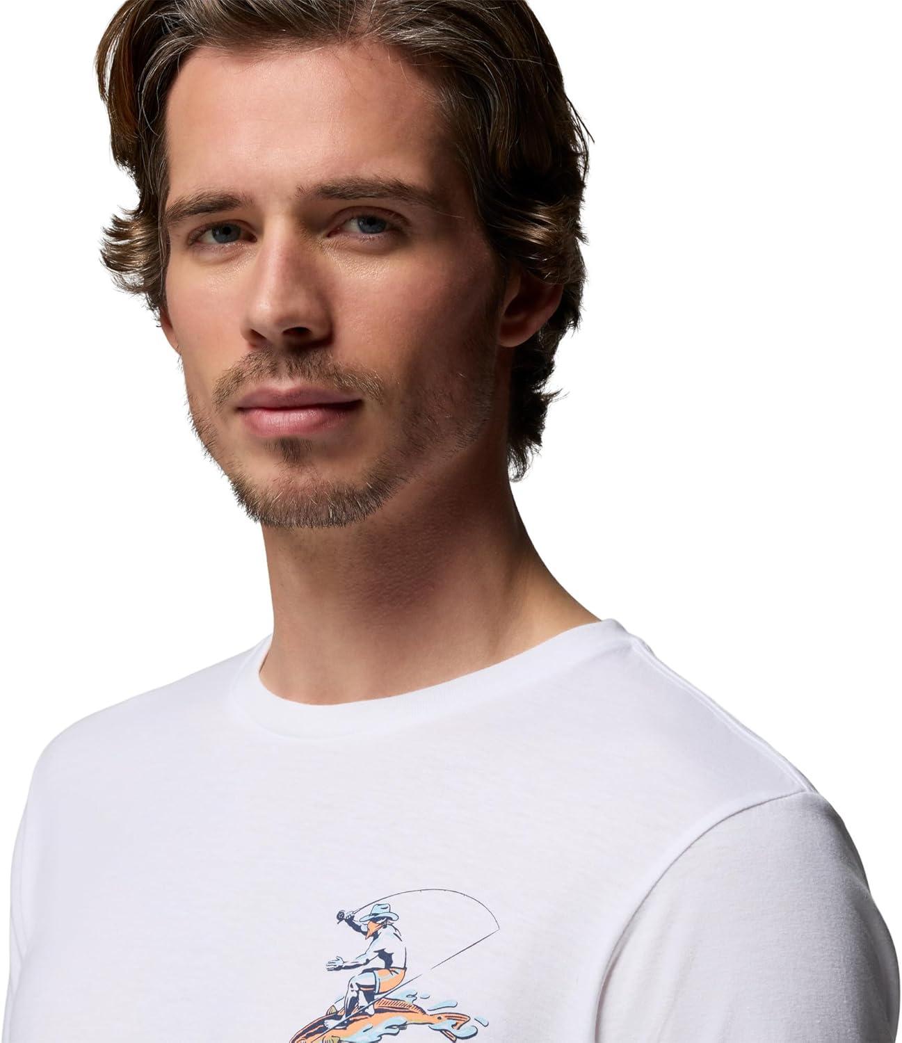 imageColumbia Mens PFG Uncharted Graphic Short SleeveWhite