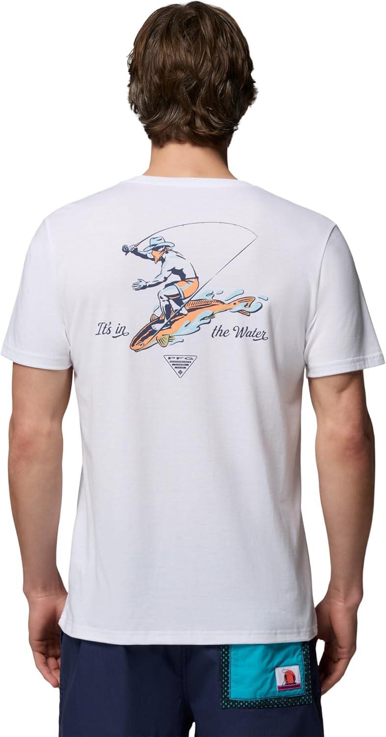 imageColumbia Mens PFG Uncharted Graphic Short SleeveWhite