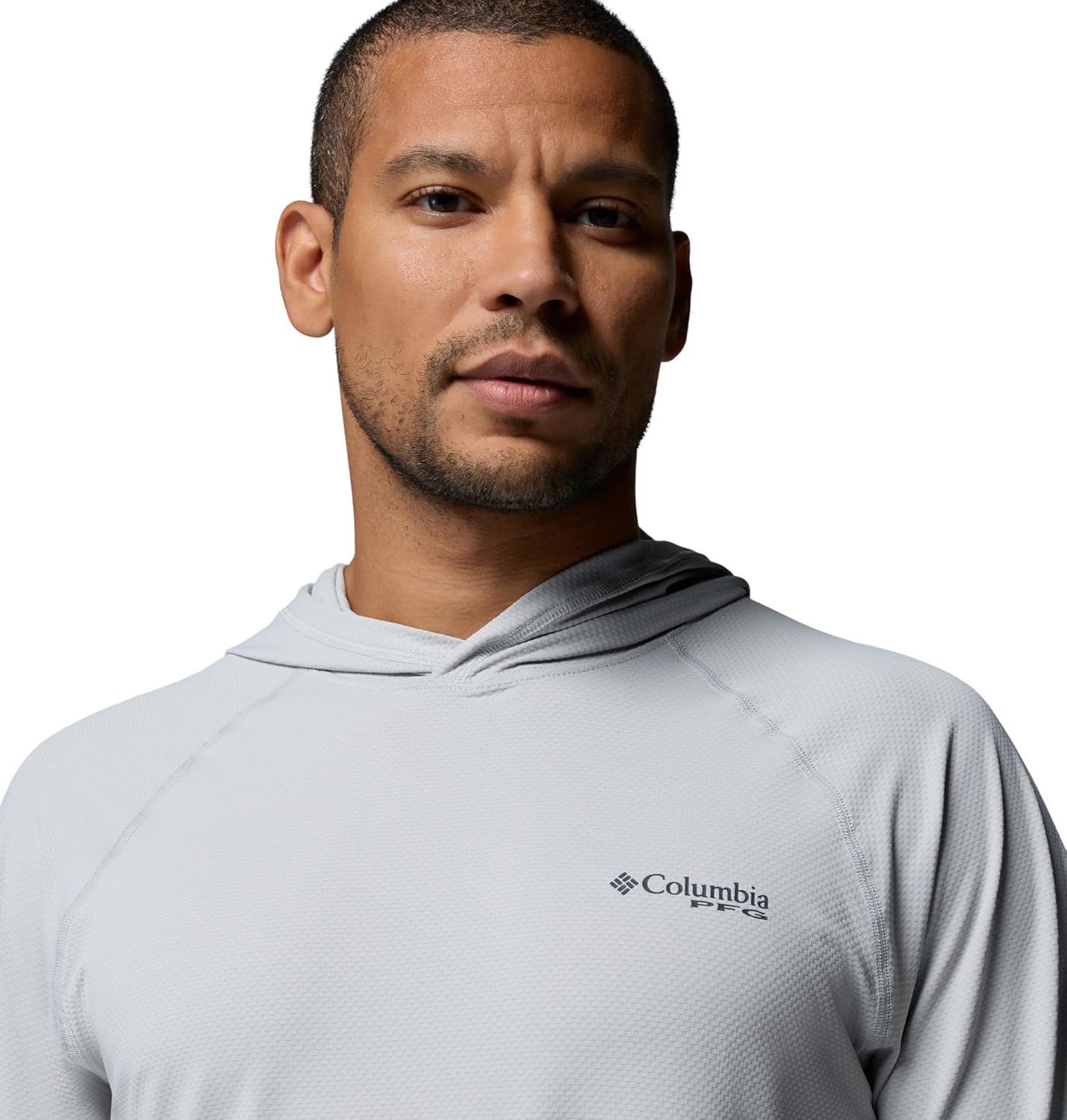 imageColumbia Mens Pfg Solar Stream II HoodieCool Grey