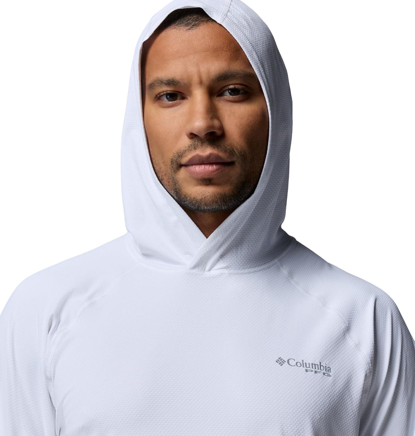 imageColumbia Mens Pfg Solar Stream II HoodieWhite