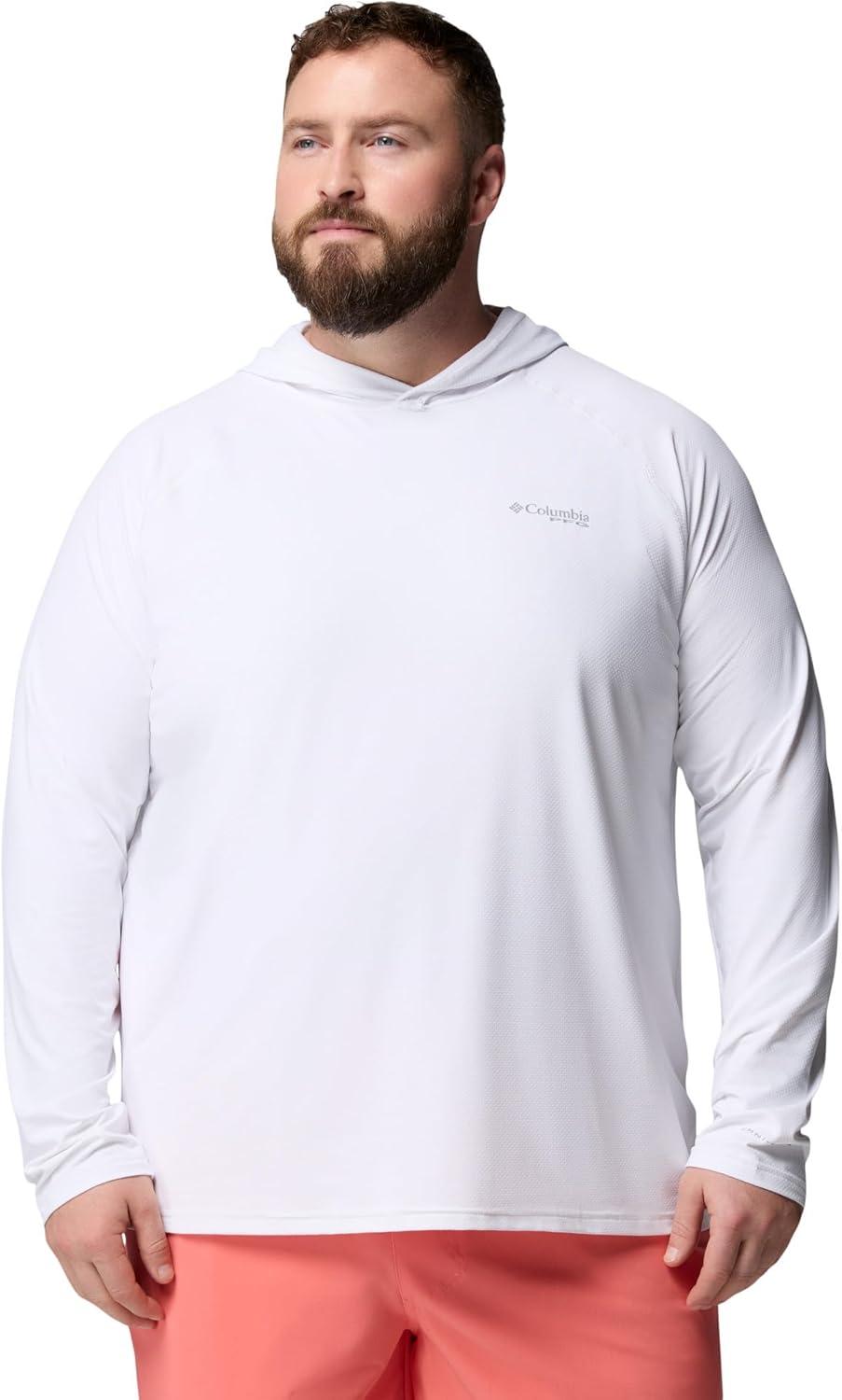 imageColumbia Mens Pfg Solar Stream II HoodieWhite