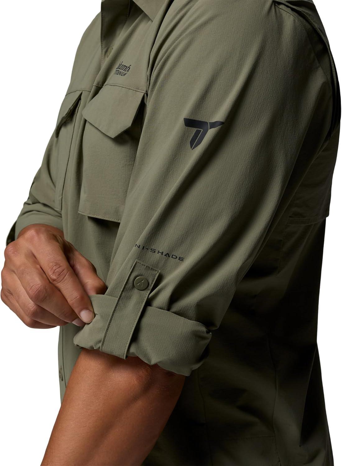 imageColumbia Mens Silver Ridge Elite Long Sleeve WovenStone Green