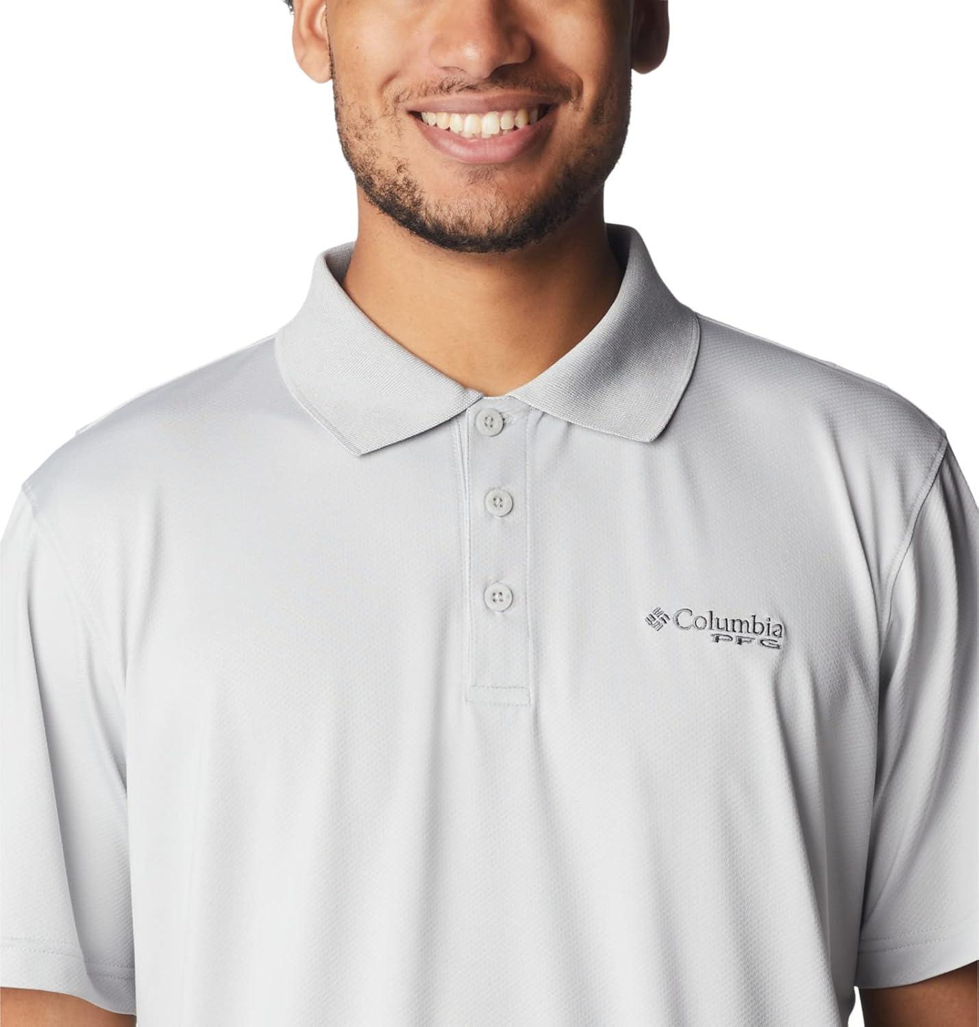imageColumbia Mens Skiff Cast PoloCool Grey