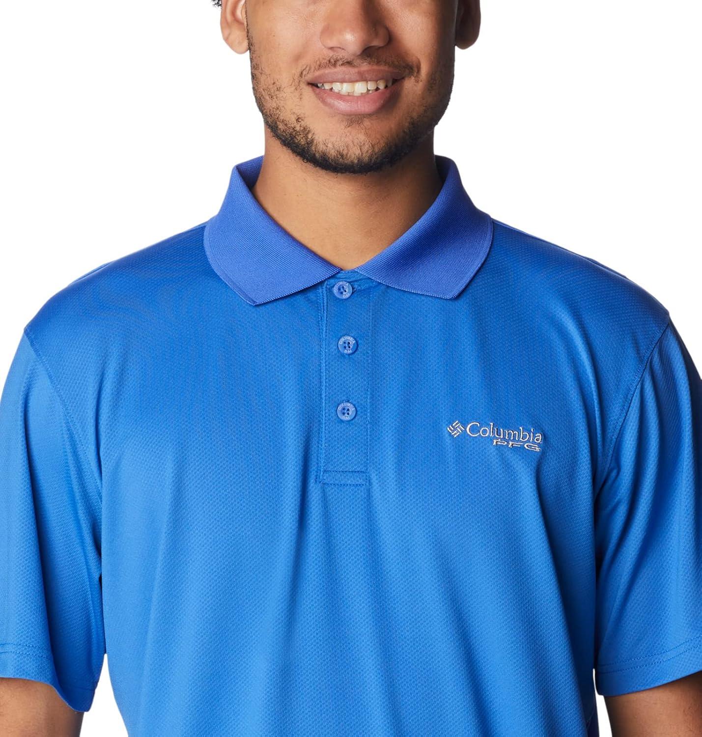 imageColumbia Mens Skiff Cast PoloVivid Blue