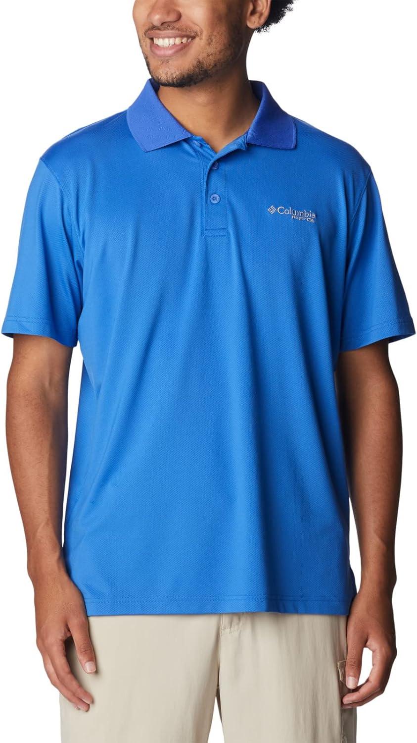 imageColumbia Mens Skiff Cast PoloVivid Blue