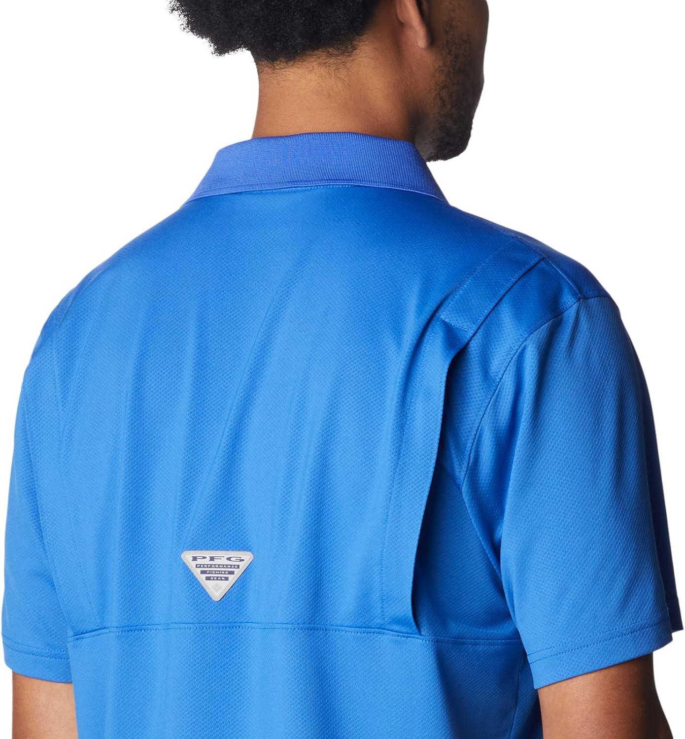imageColumbia Mens Skiff Cast PoloVivid Blue