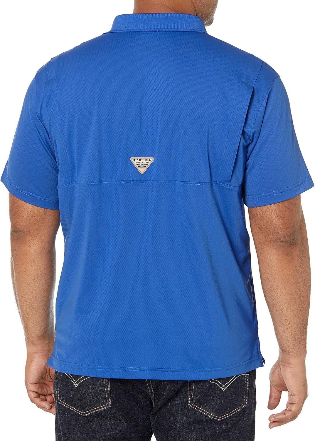 imageColumbia Mens Skiff Cast PoloVivid Blue