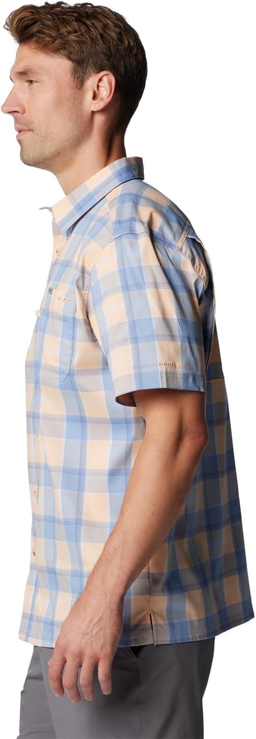 imageColumbia Mens Super Slack Tide Camp Shirt Short SleeveBluebell Ombre Check
