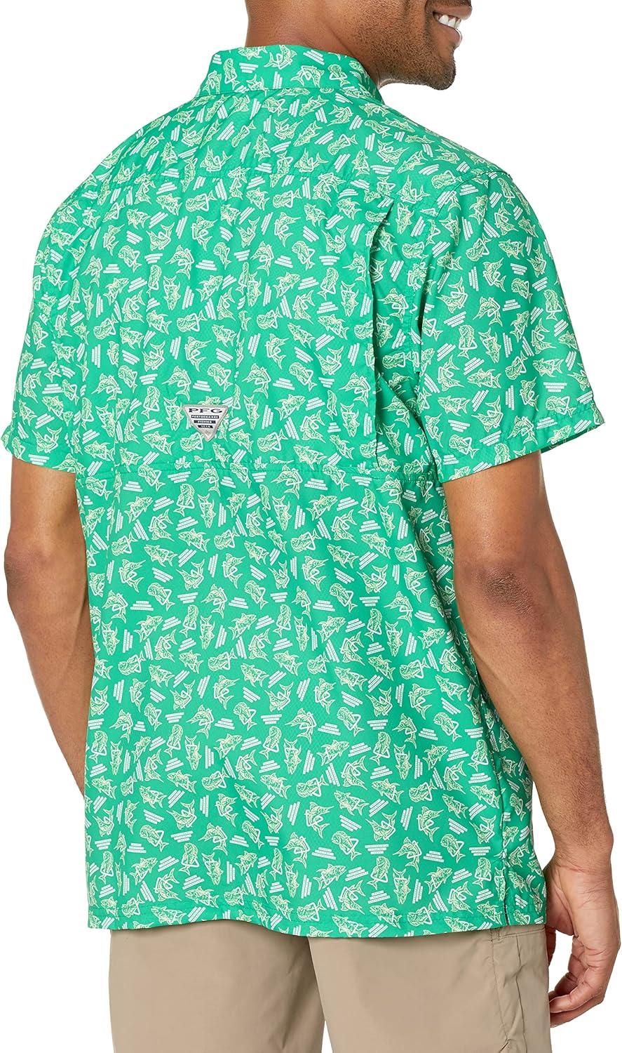 imageColumbia Mens Super Slack Tide Camp Shirt Short SleeveCircuit Triangler