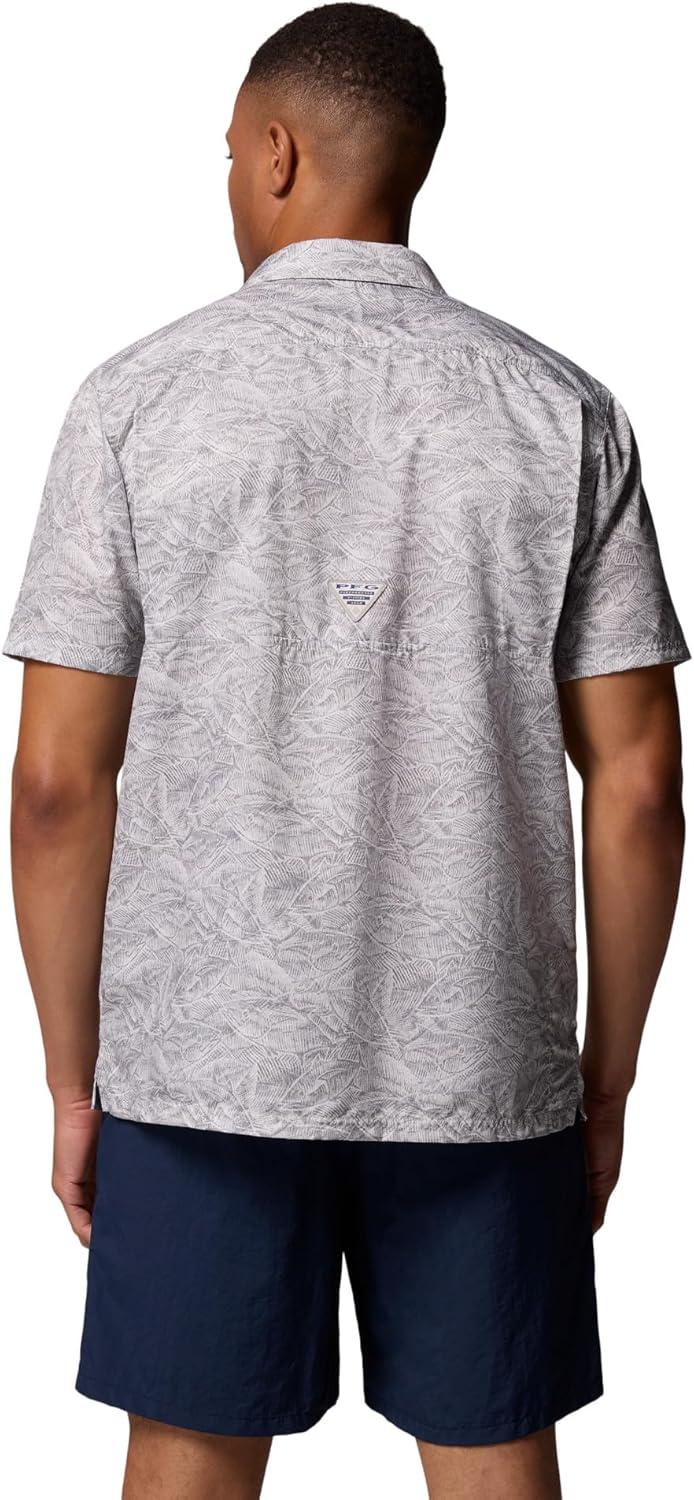 imageColumbia Mens Super Slack Tide Camp Shirt Short SleeveCool Grey Tunny