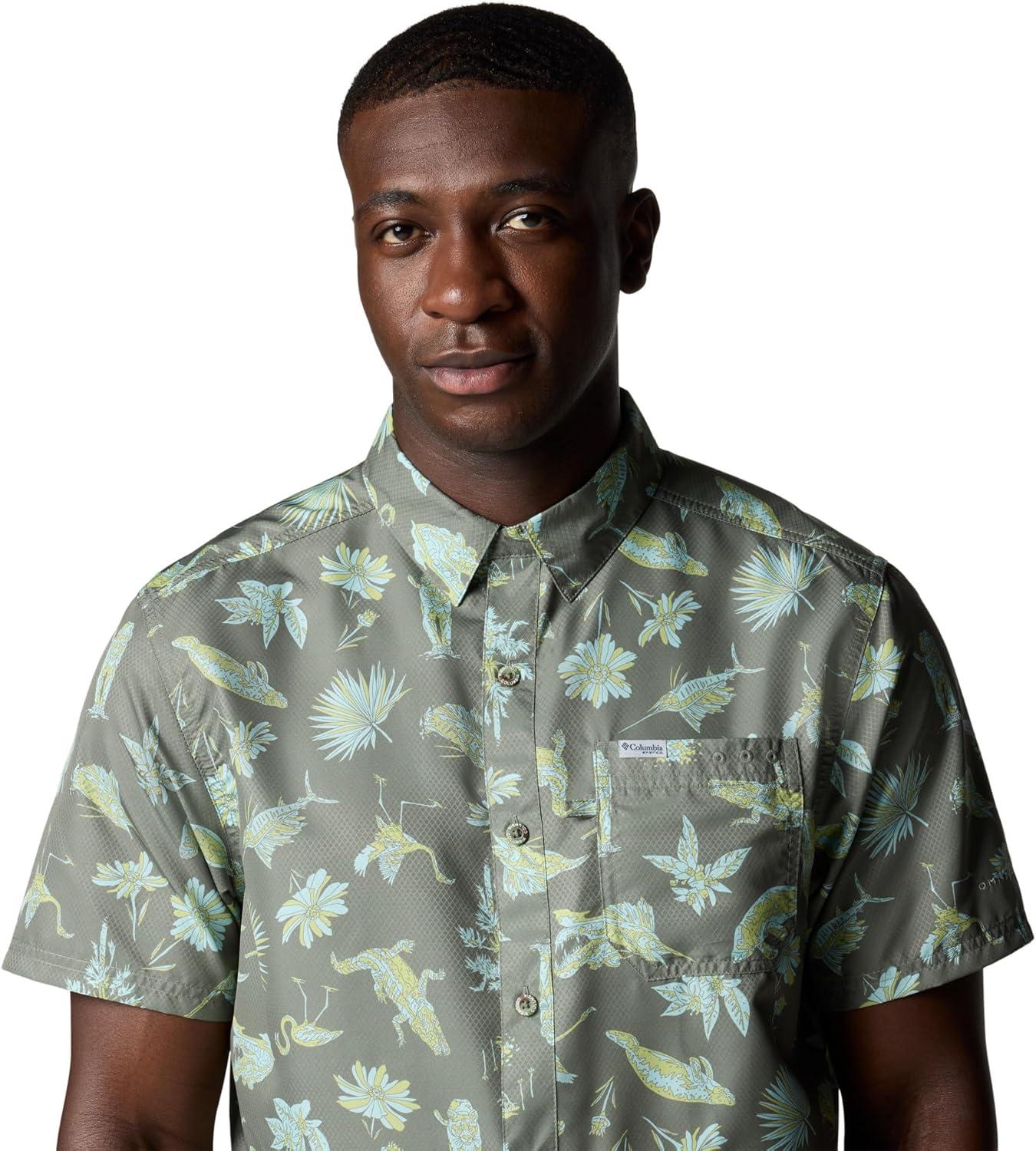 imageColumbia Mens Super Slack Tide Camp Shirt Short SleeveCypress Floridays