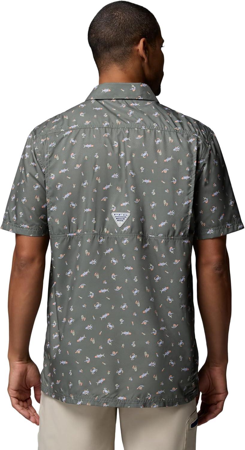 imageColumbia Mens Super Slack Tide Camp Shirt Short SleeveCypress Florilife