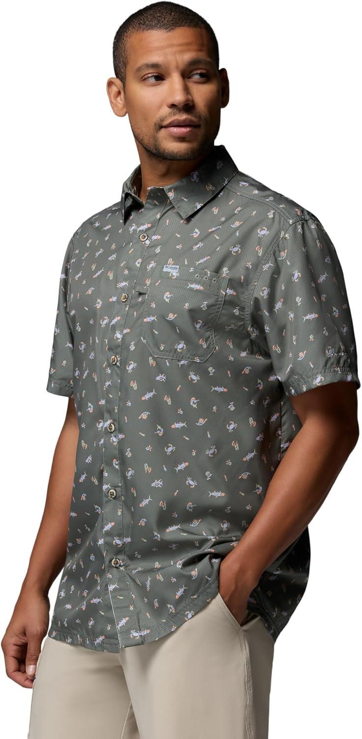 imageColumbia Mens Super Slack Tide Camp Shirt Short SleeveCypress Florilife