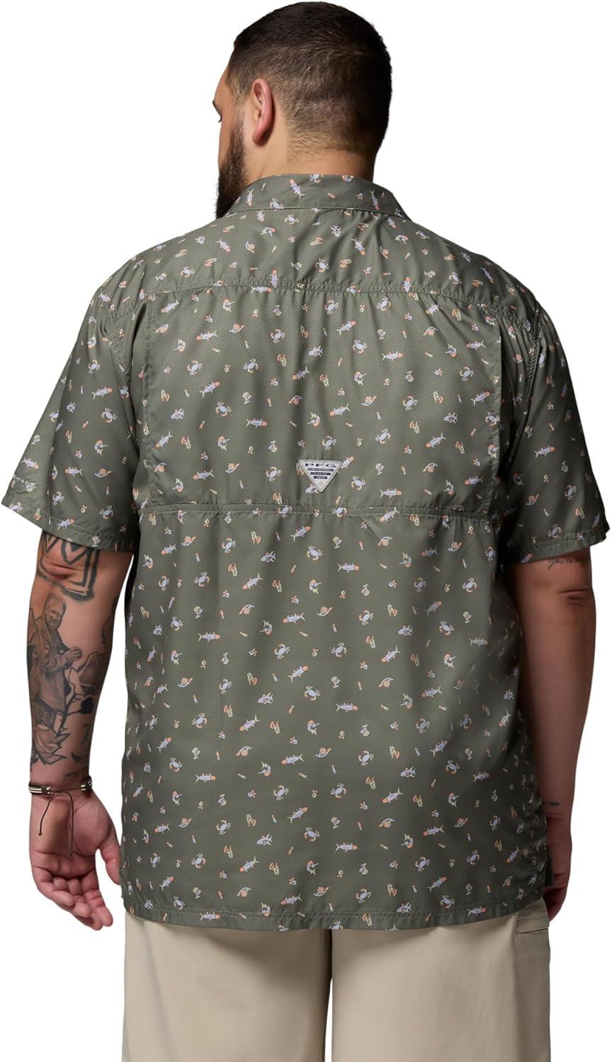 imageColumbia Mens Super Slack Tide Camp Shirt Short SleeveCypress Florilife