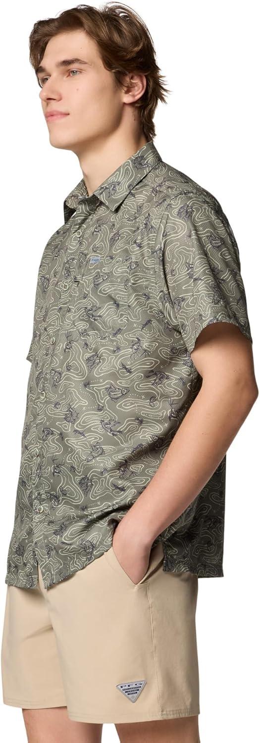 imageColumbia Mens Super Slack Tide Camp Shirt Short SleeveCypress Gameplans