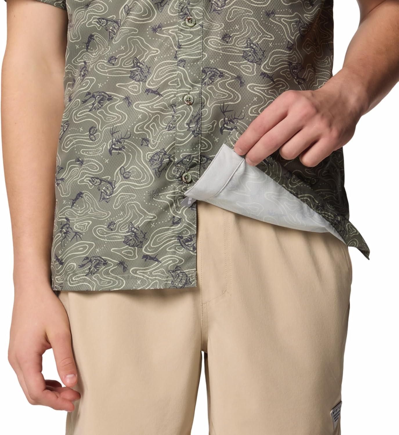 imageColumbia Mens Super Slack Tide Camp Shirt Short SleeveCypress Gameplans