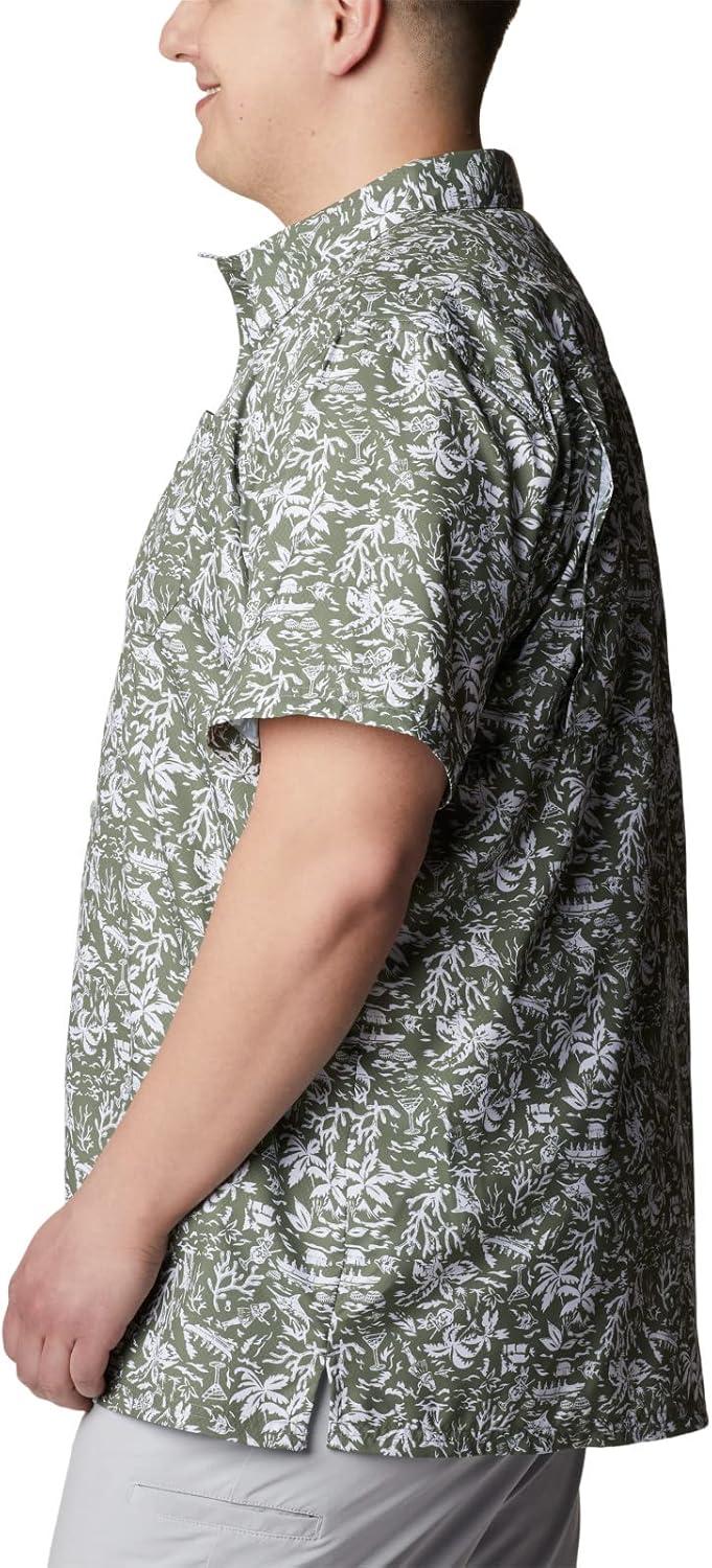 imageColumbia Mens Super Slack Tide Camp Shirt Short SleeveCypress Kona Print