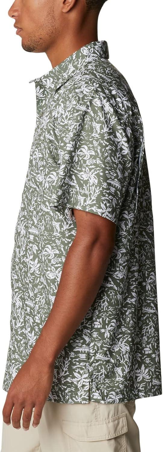 imageColumbia Mens Super Slack Tide Camp Shirt Short SleeveCypress Kona Print