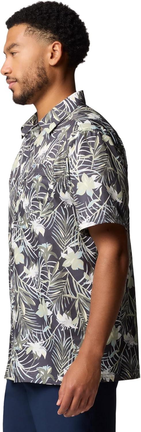 imageColumbia Mens Super Slack Tide Camp Shirt Short SleeveCypress Tropicfield