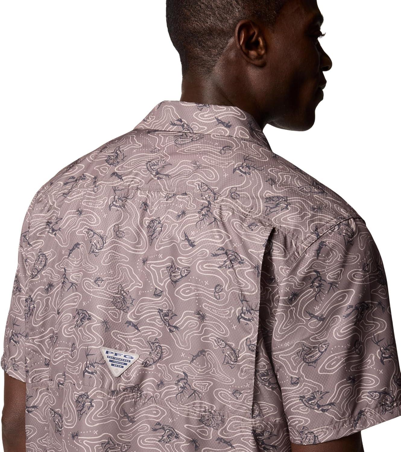 imageColumbia Mens Super Slack Tide Camp Shirt Short SleeveIron Gameplans