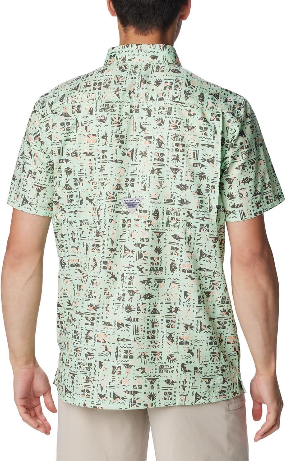 imageColumbia Mens Super Slack Tide Camp Shirt Short SleeveKey West Fishtiki