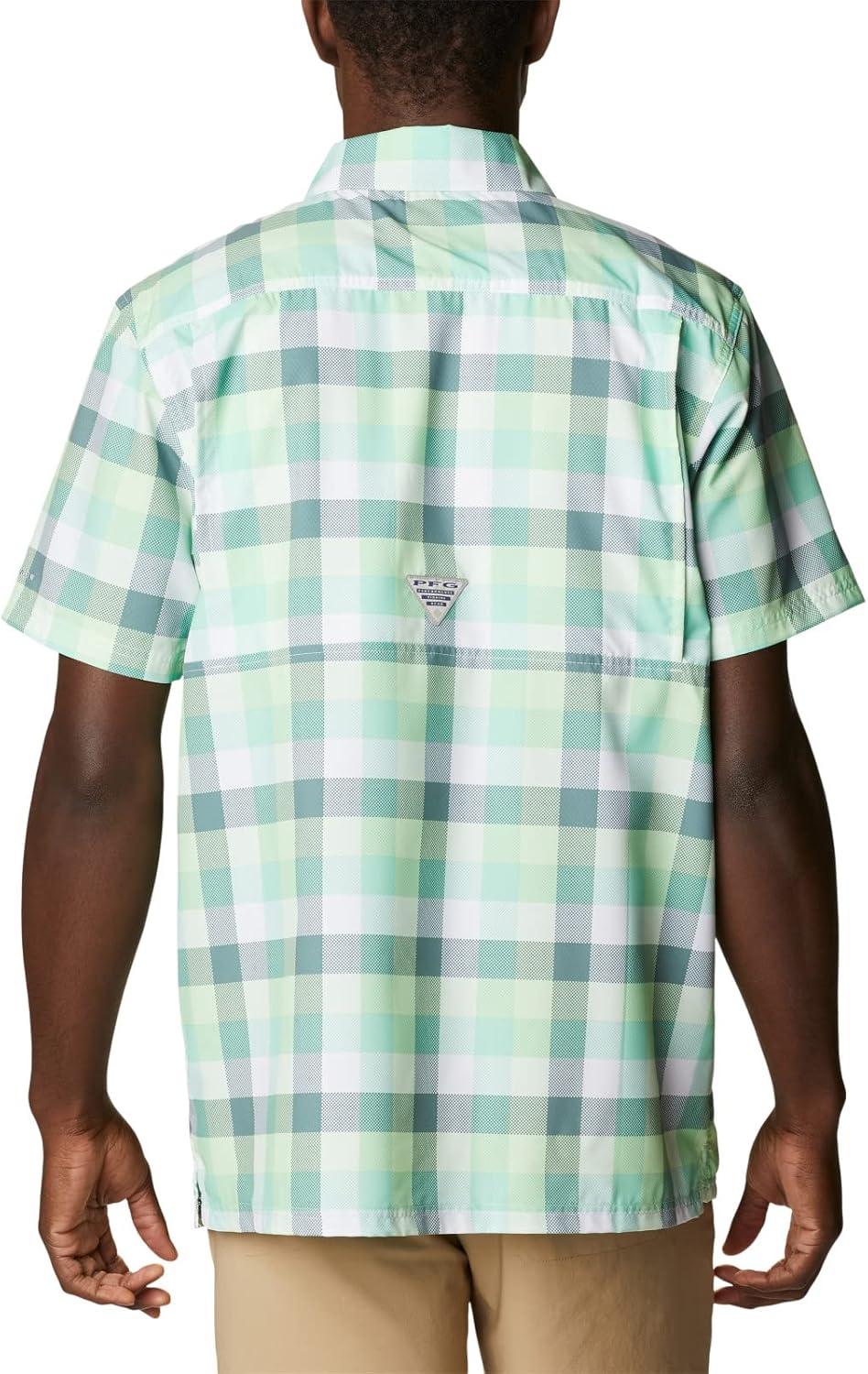 imageColumbia Mens Super Slack Tide Camp Shirt Short SleeveKey West Multi Gingham