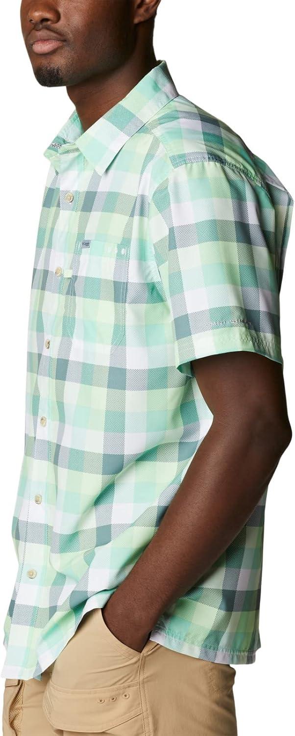 imageColumbia Mens Super Slack Tide Camp Shirt Short SleeveKey West Multi Gingham