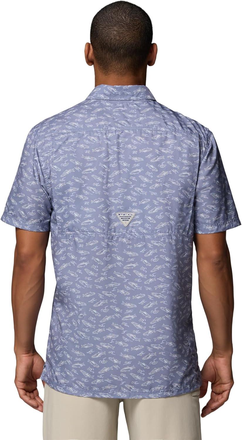 imageColumbia Mens Super Slack Tide Camp Shirt Short SleeveNew Moon Nw Catch