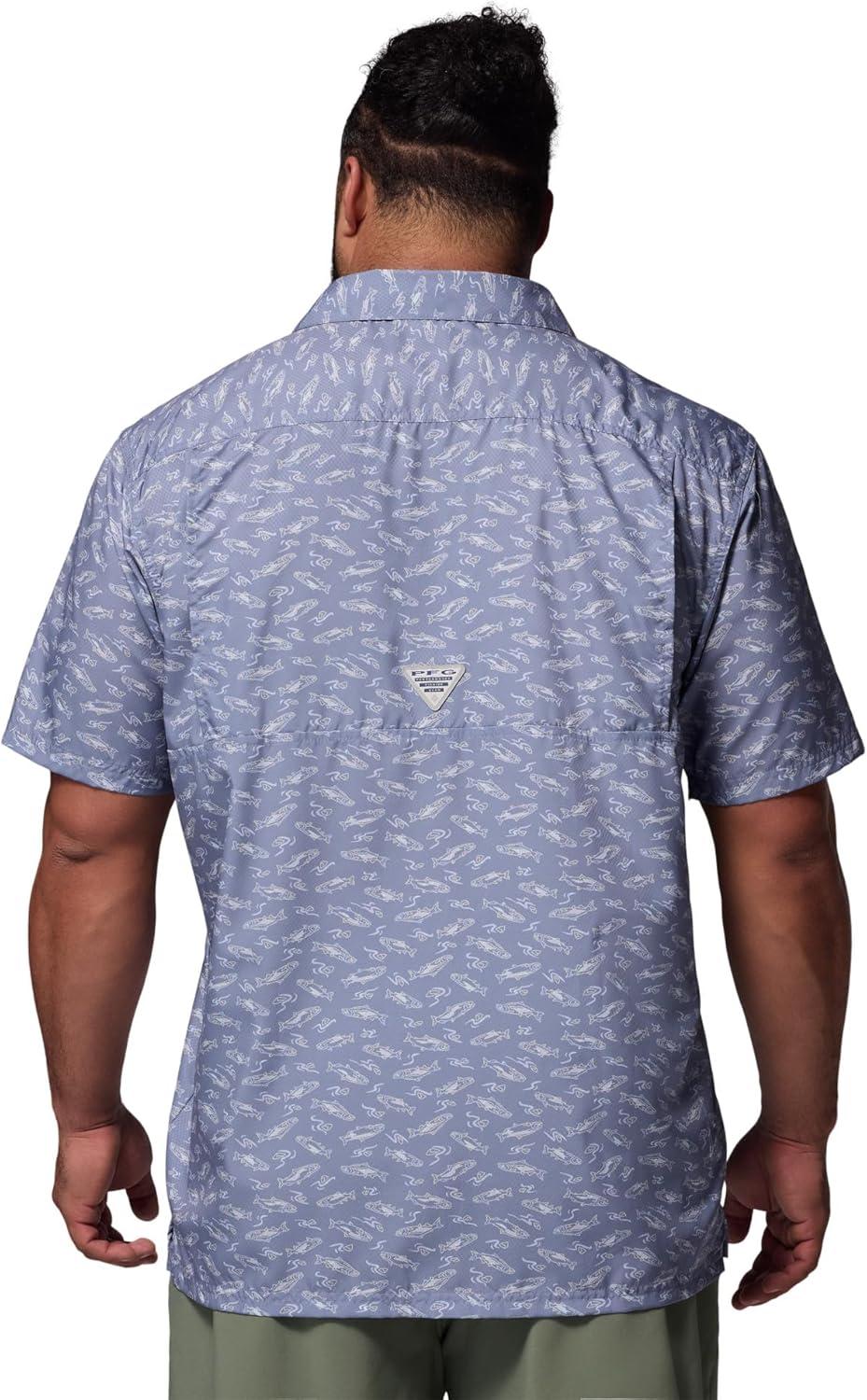 imageColumbia Mens Super Slack Tide Camp Shirt Short SleeveNew Moon Nw Catch