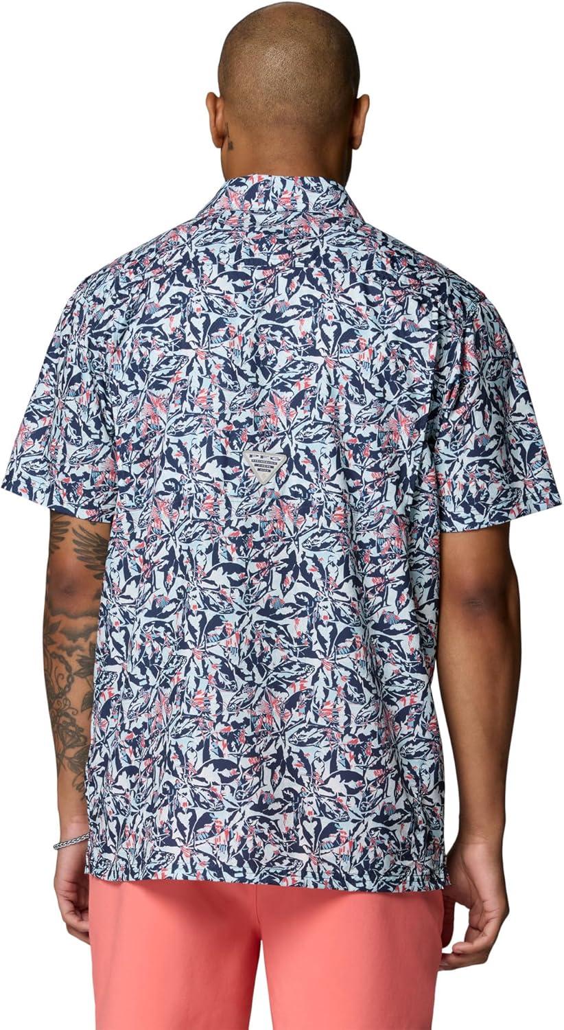 imageColumbia Mens Super Slack Tide Camp Shirt Short SleeveNocturnal Pompanos