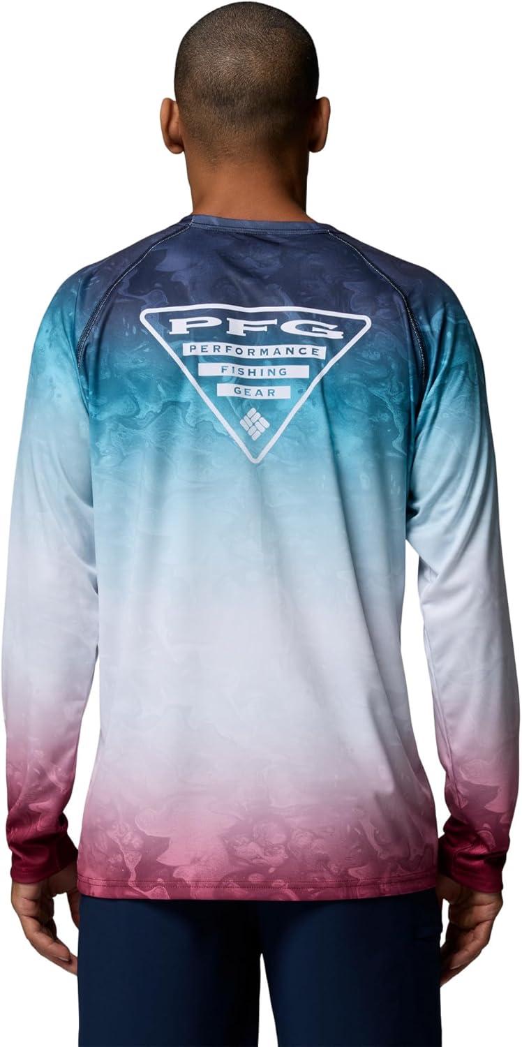 imageColumbia Mens Super Terminal Tackle PFG Frigate Frenz Nocturnal Americana Aerial Fade Large