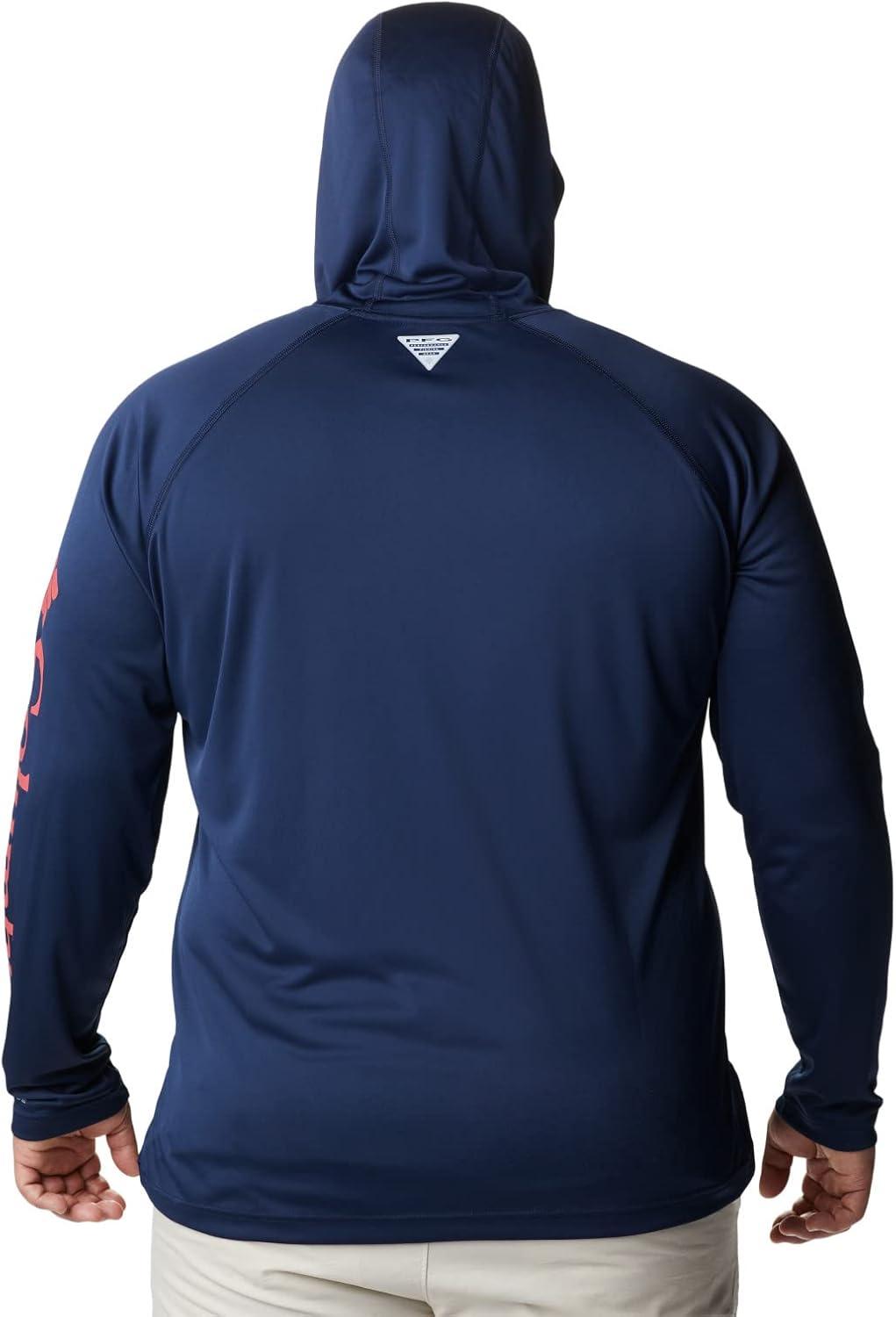 imageColumbia Mens Terminal Tackle HoodieCollegiate NavySunset Red Logo