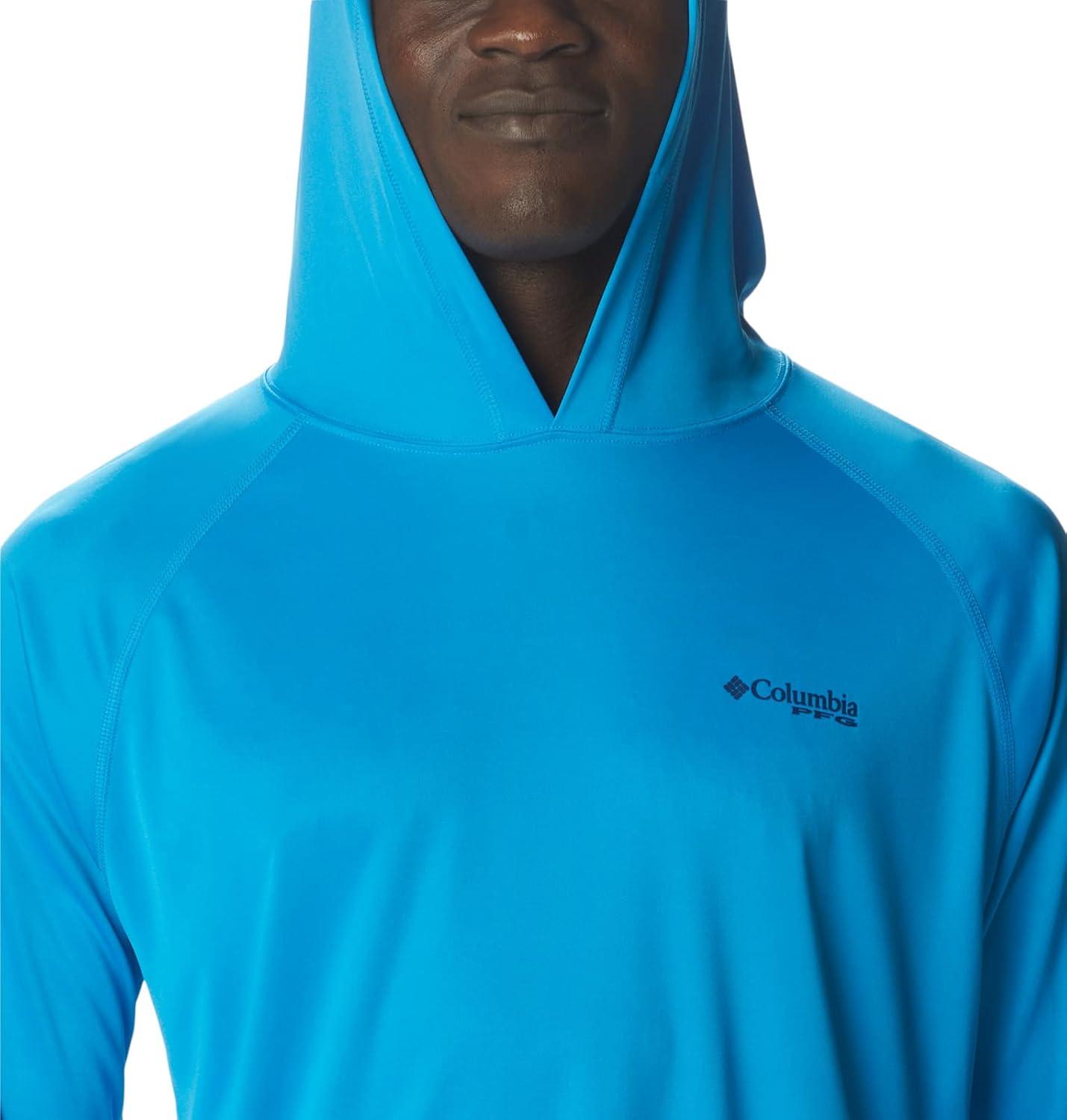 imageColumbia Mens Terminal Tackle HoodieCompass BlueCarbon Logo