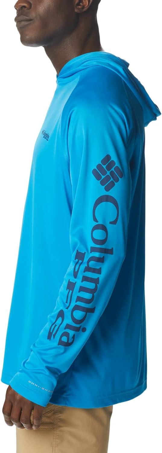 imageColumbia Mens Terminal Tackle HoodieCompass BlueCarbon Logo