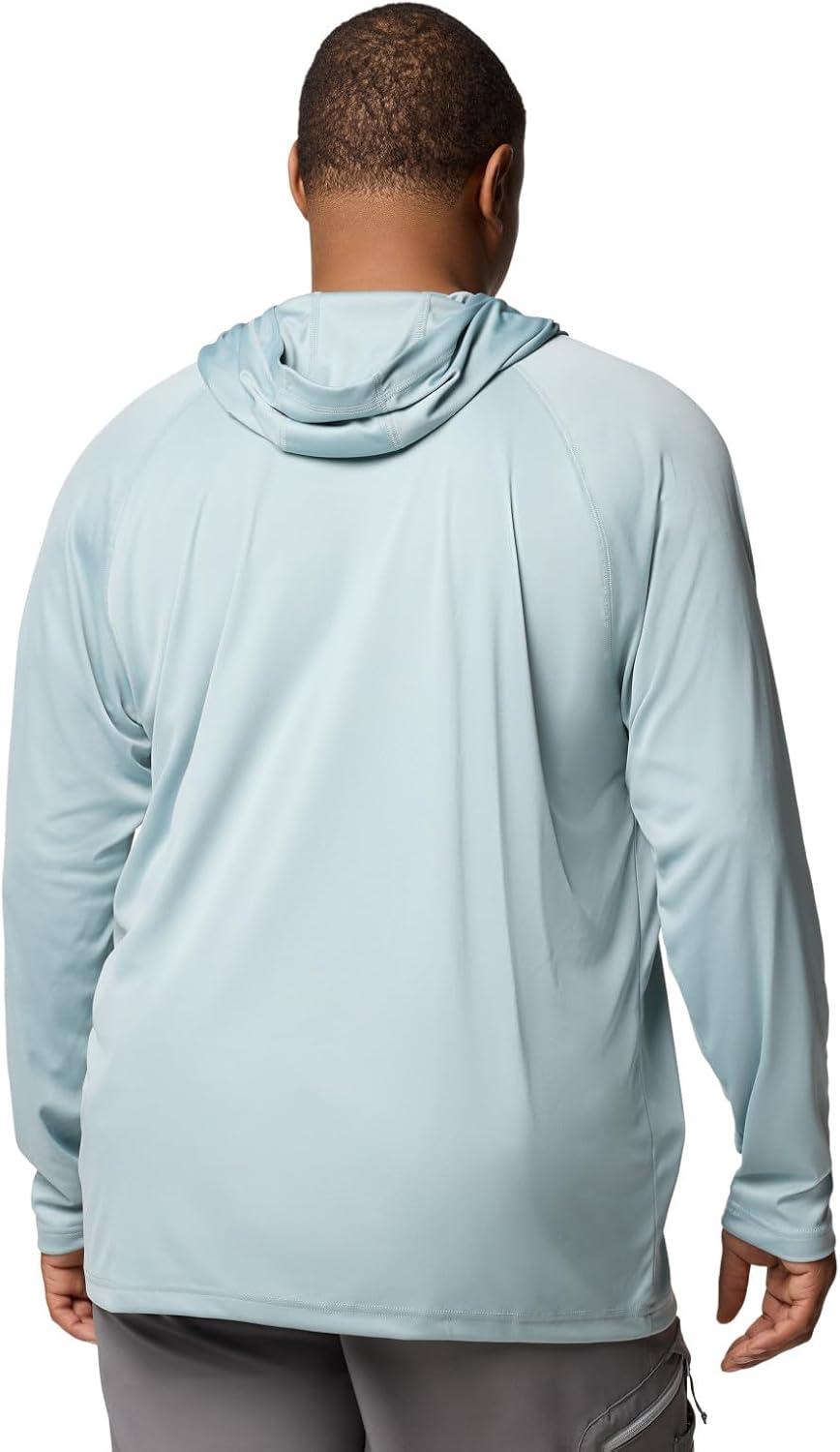 imageColumbia Mens Terminal Tackle HoodieCrushed BlueFaded Peach Logo