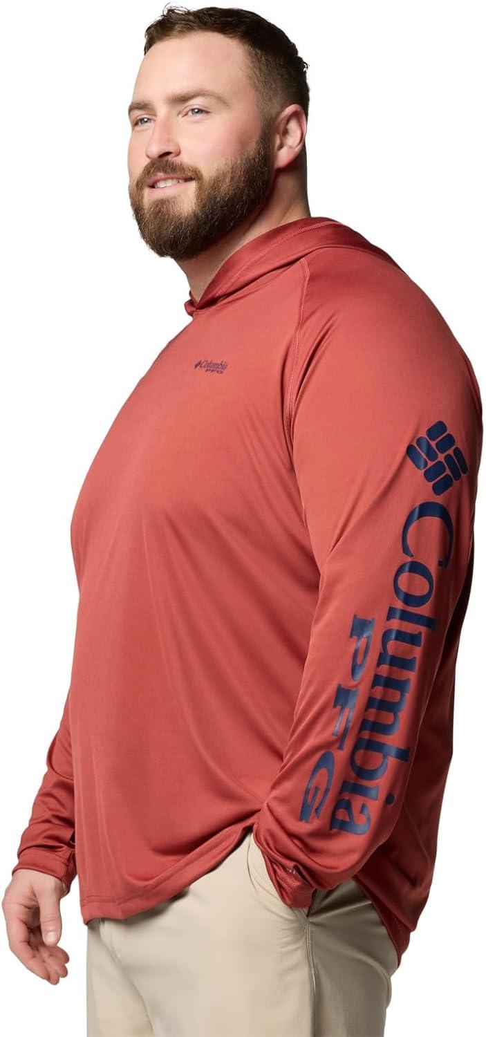 imageColumbia Mens Terminal Tackle HoodieDusty CrimsonNocturnal Logo
