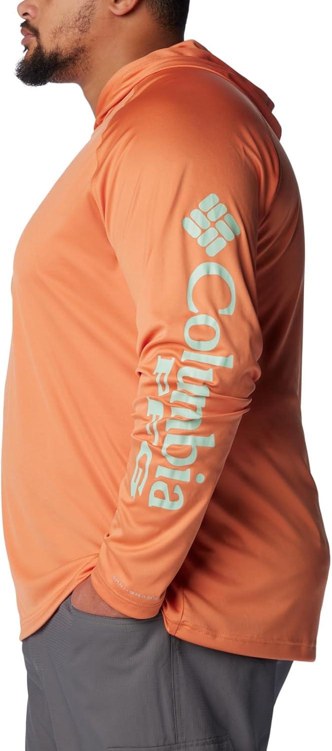 imageColumbia Mens Terminal Tackle HoodieDusty OrangeNew Mint Logo