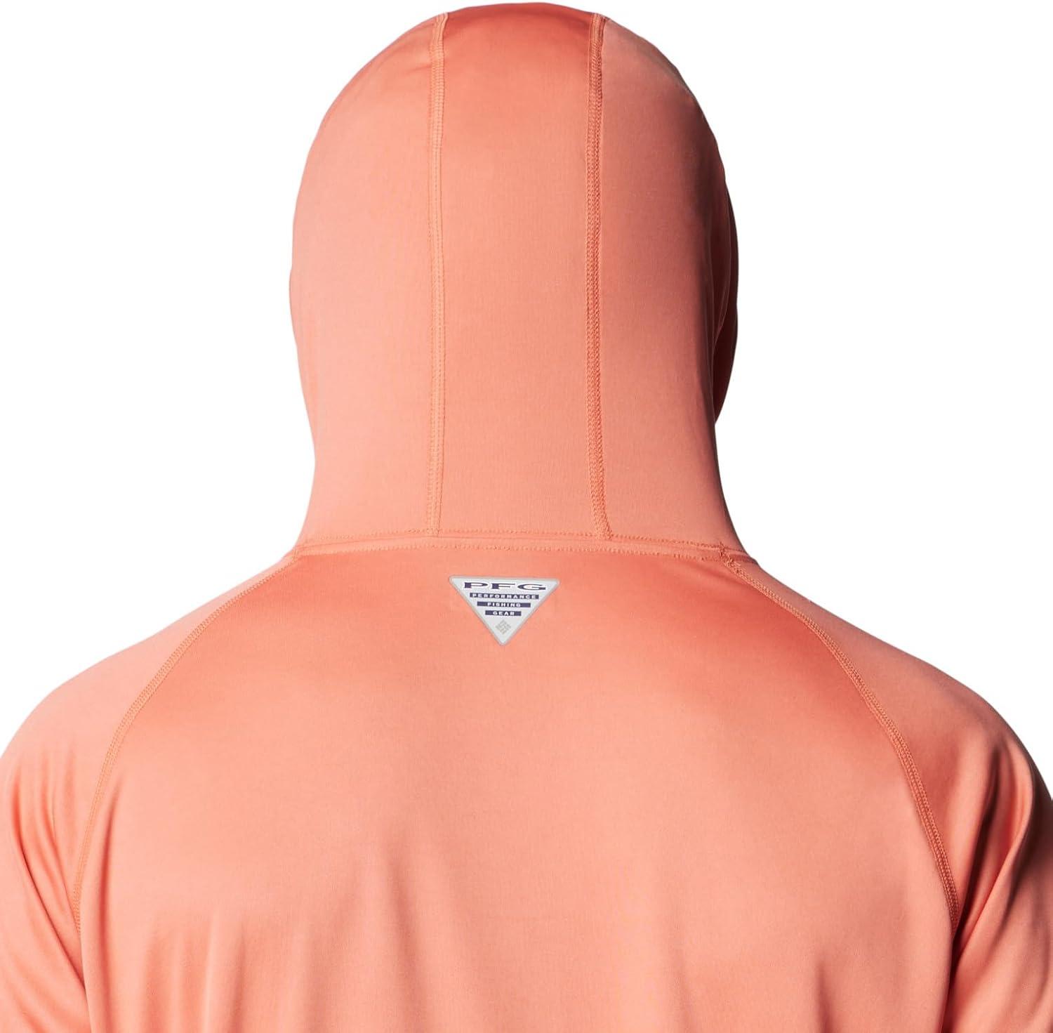 imageColumbia Mens Terminal Tackle HoodieFaded PeachCollegiate Navy Logo