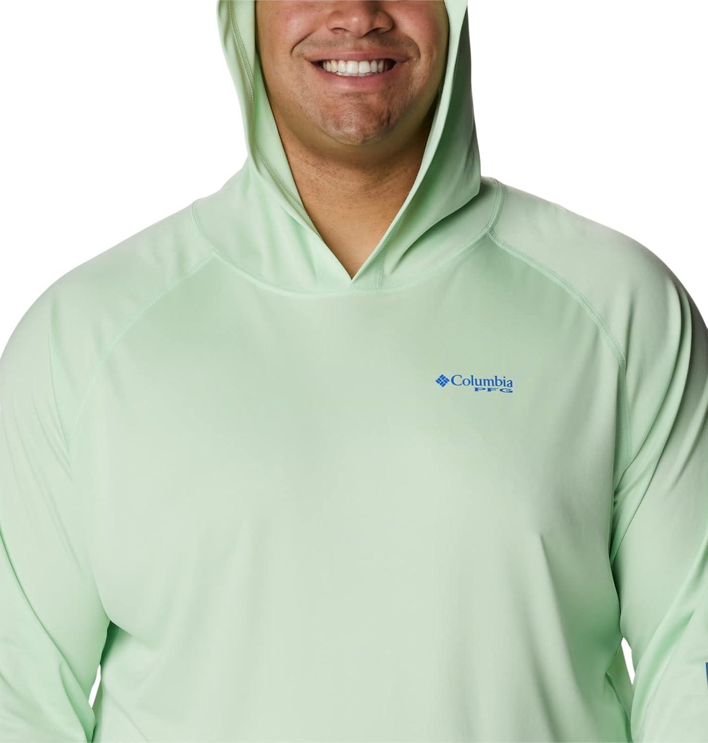 imageColumbia Mens Terminal Tackle HoodieKey WestVivid Blue Logo