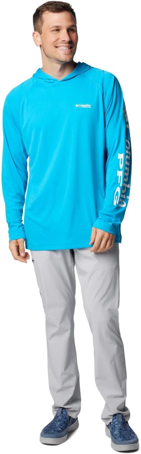 imageColumbia Mens Terminal Tackle HoodieOcean BlueWhite Logo